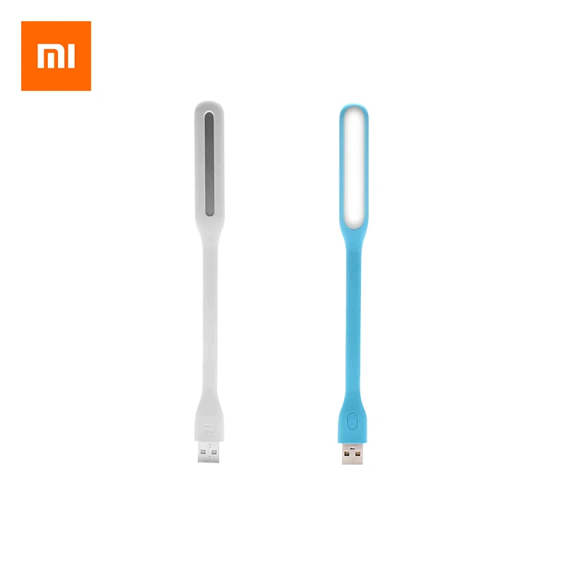 

Original Xiaomi Mijia Usb LED Light For Power Bank Computer Protable Mi Shining Led With Switch Button 5 level brightness Adjust