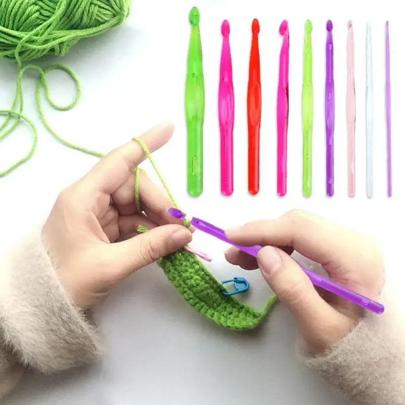 9pcs Plastic Crochet Hooks Sewing Needles Sweater Weaving Tools Kit Set Baby Knitting Stitch Weave Tool Set Kit
9pcs Plastic Crochet Hooks Sewing Needles Sweater Weaving Tools Kit Set Baby Knitting Stitch Weave Tool Set Kit