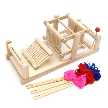 Wooden Traditional Weaving Loom Children Toy Craft Educational Gift Wooden Weaving Frame knitting Machinel
Wooden Traditional Weaving Loom Children Toy Craft Educational Gift Wooden Weaving Frame knitting Machinel