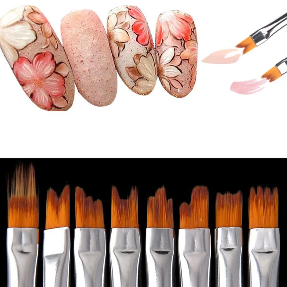 Pedidcure Manicure Tool Pro Wood Handle 8pcs Painting Flower UV Gel Pen Polish Paint Kits Nail Art Gradient Acrylic Brush
Pedidcure Manicure Tool Pro Wood Handle 8pcs Painting Flower UV Gel Pen Polish Paint Kits Nail Art Gradient Acrylic Brush