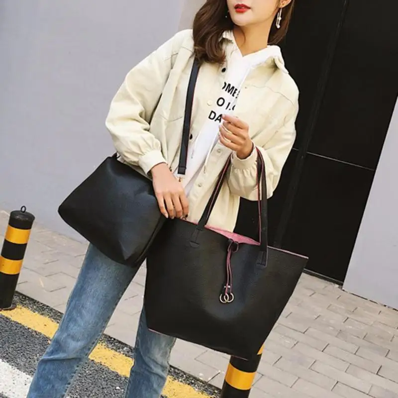 2Pcs Soft Leather Women Bag Set Luxury Brand 2019 Fashion Designer Female Shoulder Bags Big Casual Bags Set Handbag Solid Totes
2Pcs Soft Leather Women Bag Set Luxury Brand 2019 Fashion Designer Female Shoulder Bags Big Casual Bags Set Handbag Solid Totes