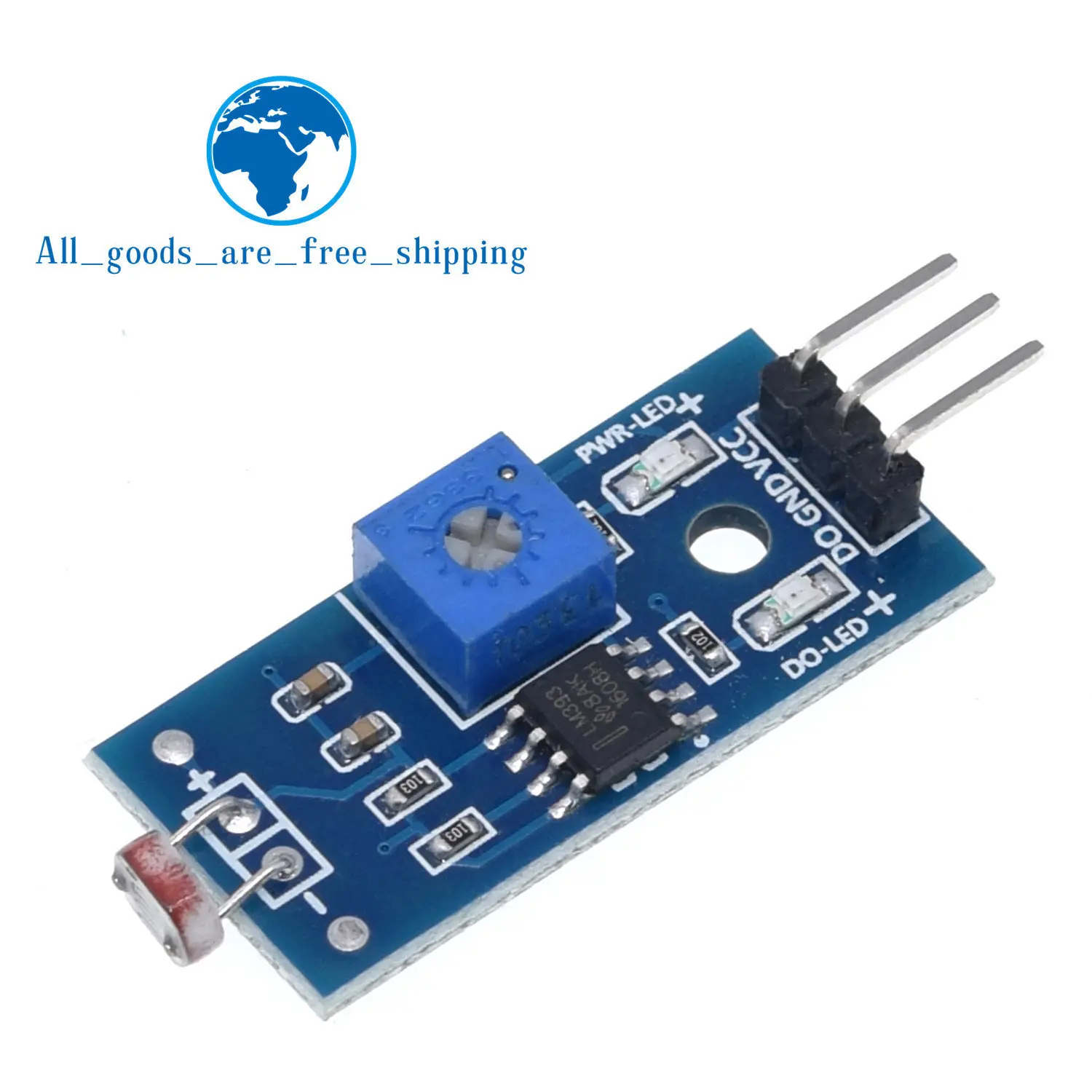 TZT Photosensitive brightness resistance sensor module Light intensity detect New For Arduino
TZT Photosensitive brightness resistance sensor module Light intensity detect New For Arduino