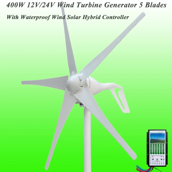 2019 Hot Selling Home Using 400W 12V/24V Permanent Magnet Wind Turbine Generator With Waterproof Wind Solar Hybrid Controller
2019 Hot Selling Home Using 400W 12V/24V Permanent Magnet Wind Turbine Generator With Waterproof Wind Solar Hybrid Controller