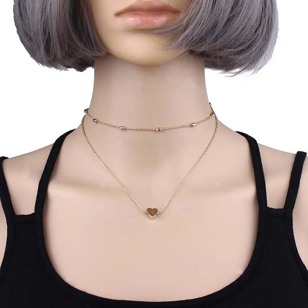 2019 ePacket Drop Shipping Multi-layer Beads Chain Club Casual Nacklace etc Chain Link Pendant Party Heart Alloy Choker Gift
2019 ePacket Drop Shipping Multi-layer Beads Chain Club Casual Nacklace etc Chain Link Pendant Party Heart Alloy Choker Gift