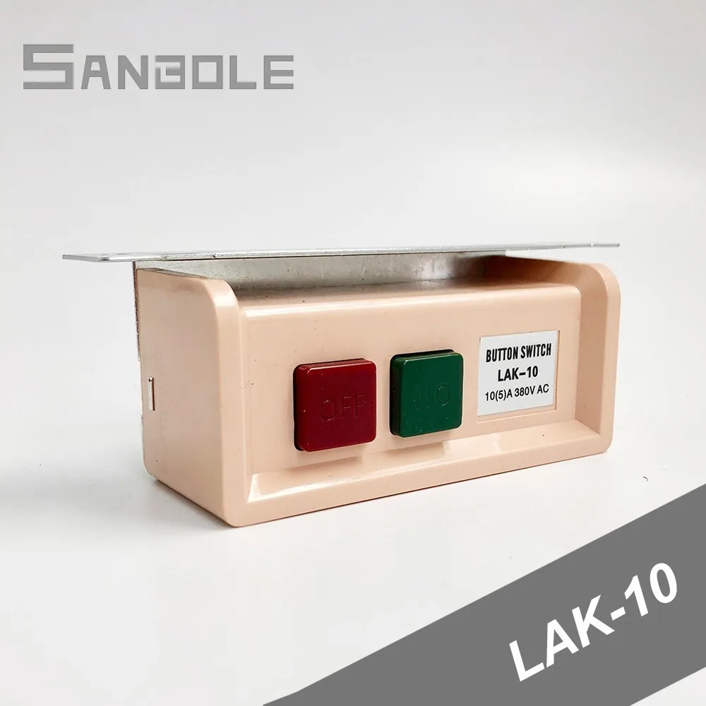 Push button switch ON-OFF two positions LAK-10 Start Stop Flush Mounted for Sewing machine Power switch 10A 380V 220V
Push button switch ON-OFF two positions LAK-10 Start Stop Flush Mounted for Sewing machine Power switch 10A 380V 220V