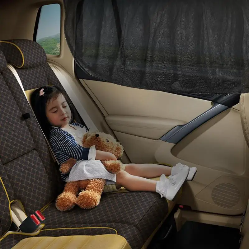 VODOOL 2Pcs Car Front Rear Side Window Sun Shade Cover Mesh Fabric Kid Baby Sun Visor Shade Curtain UV Protector Shield Sunshade
VODOOL 2Pcs Car Front Rear Side Window Sun Shade Cover Mesh Fabric Kid Baby Sun Visor Shade Curtain UV Protector Shield Sunshade