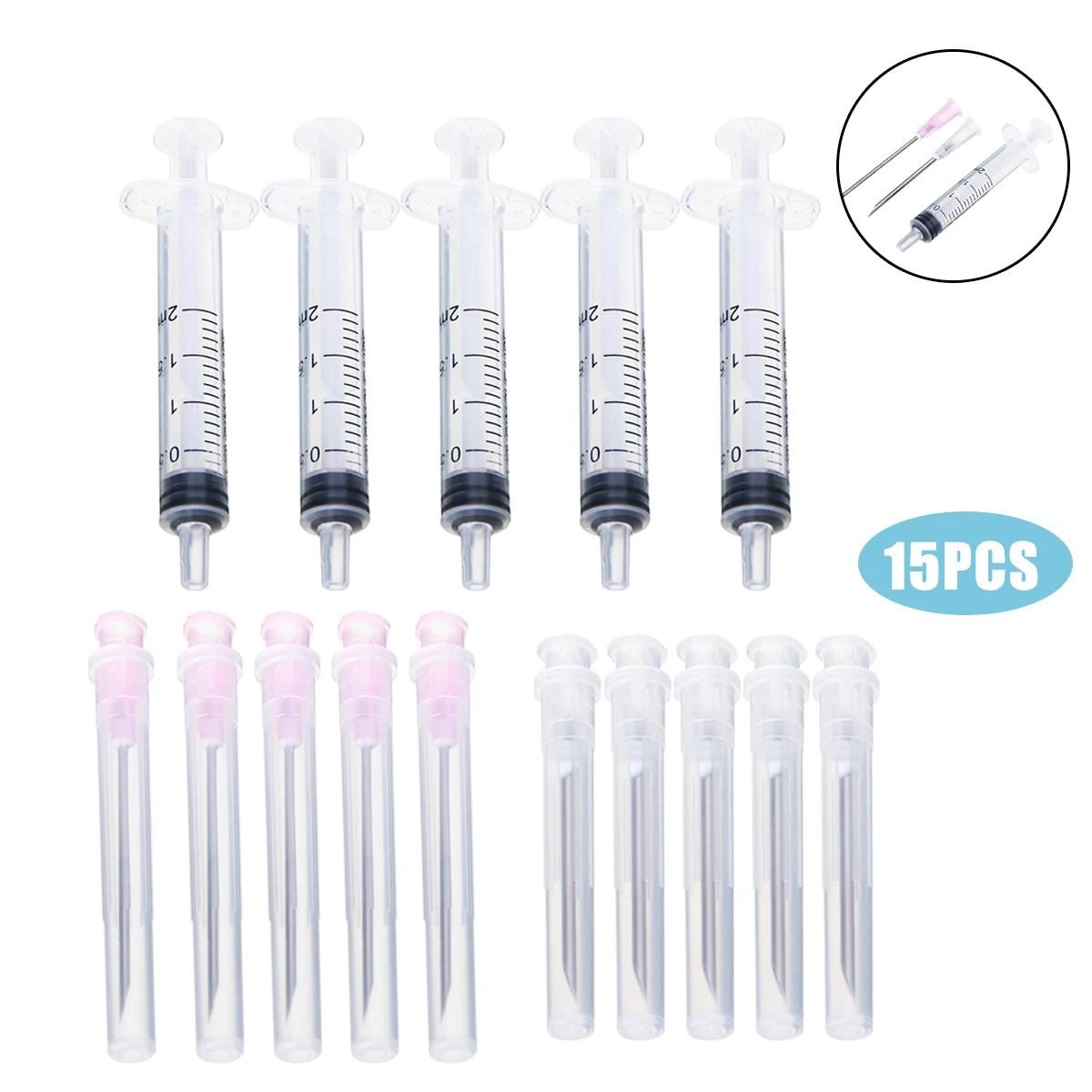 10pcs 2ml Transparent Syringe Injection Syringe with 21G + 10pcs 23G Pointed Needle Tips For Industrial Dispensing Supplies
10pcs 2ml Transparent Syringe Injection Syringe with 21G + 10pcs 23G Pointed Needle Tips For Industrial Dispensing Supplies