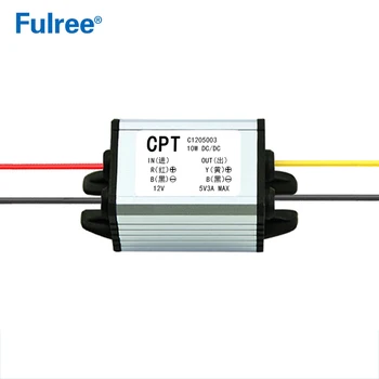 CPT 12V to 5V 3A 15W Step Down DC-DC Voltage Converter 12 Volt to 5 Volt 3 Amp 15 Watt Buck Car Power Supply Module
CPT 12V to 5V 3A 15W Step Down DC-DC Voltage Converter 12 Volt to 5 Volt 3 Amp 15 Watt Buck Car Power Supply Module