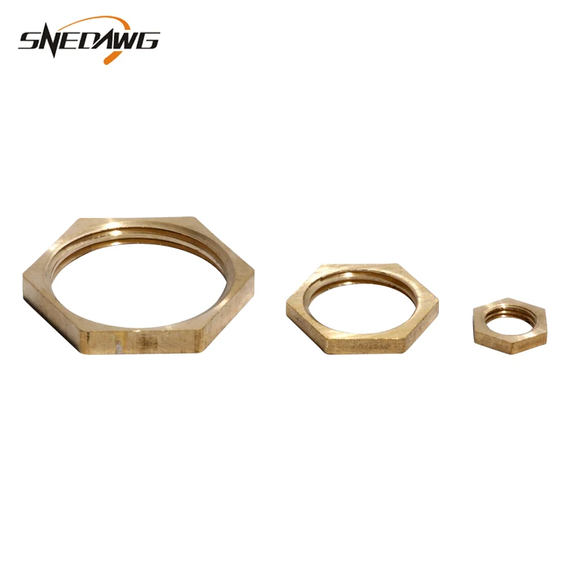 5pcs Brass Pipe Fitting Nut Female Thread Hex Nuts Lock Pipe Fitting 1/8'' 1/4'' 3/8'' 1/2'' 3/4'' 1''Water Pipe Fitting Flanged
5pcs Brass Pipe Fitting Nut Female Thread Hex Nuts Lock Pipe Fitting 1/8'' 1/4'' 3/8'' 1/2'' 3/4'' 1''Water Pipe Fitting Flanged
