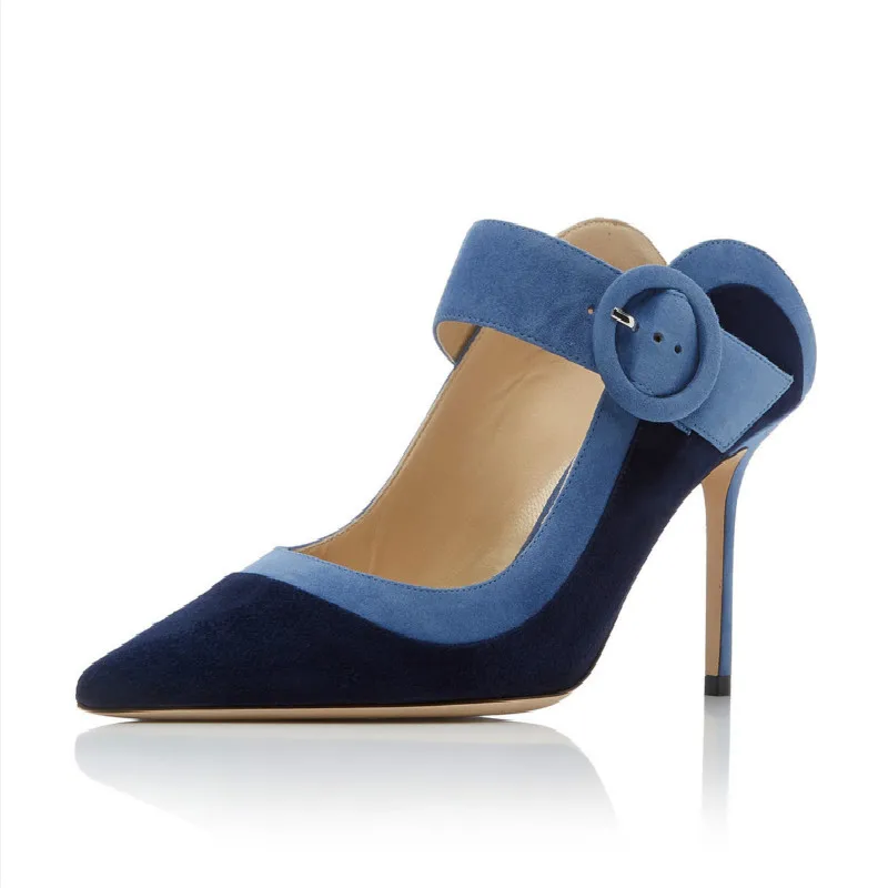 Women High Heels Shoes Buckle Strap Shoe Pumps Women Pointed Toe Thin Heels Shoe Denim Blue Pumps Shoes 2019 Summer New
Women High Heels Shoes Buckle Strap Shoe Pumps Women Pointed Toe Thin Heels Shoe Denim Blue Pumps Shoes 2019 Summer New