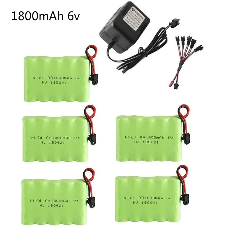 Teranty 6v 1800mAh NiMH Battery pack + 6V Charger for RC toy Car Boat GUN TANK Truck Trains RC Robots Model 6v Ni-MH Battery
Teranty 6v 1800mAh NiMH Battery pack + 6V Charger for RC toy Car Boat GUN TANK Truck Trains RC Robots Model 6v Ni-MH Battery