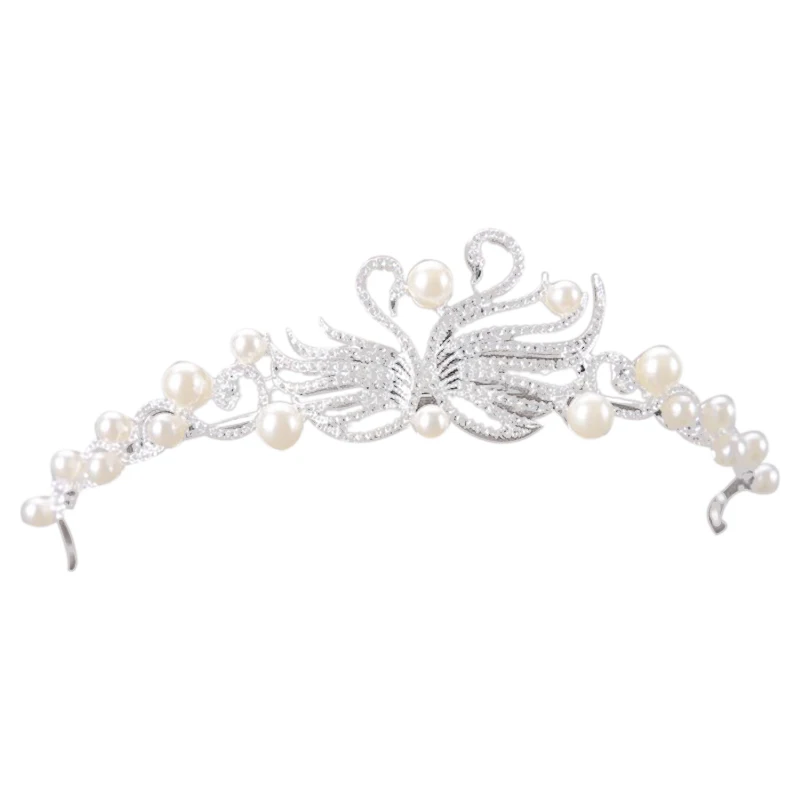 Silver Alloy Tiaras And Crowns Hair Jewelry For Women Brides Swan Tiara Headpieces Evening Pearls Crown Hair Accessories Diade
Silver Alloy Tiaras And Crowns Hair Jewelry For Women Brides Swan Tiara Headpieces Evening Pearls Crown Hair Accessories Diade
