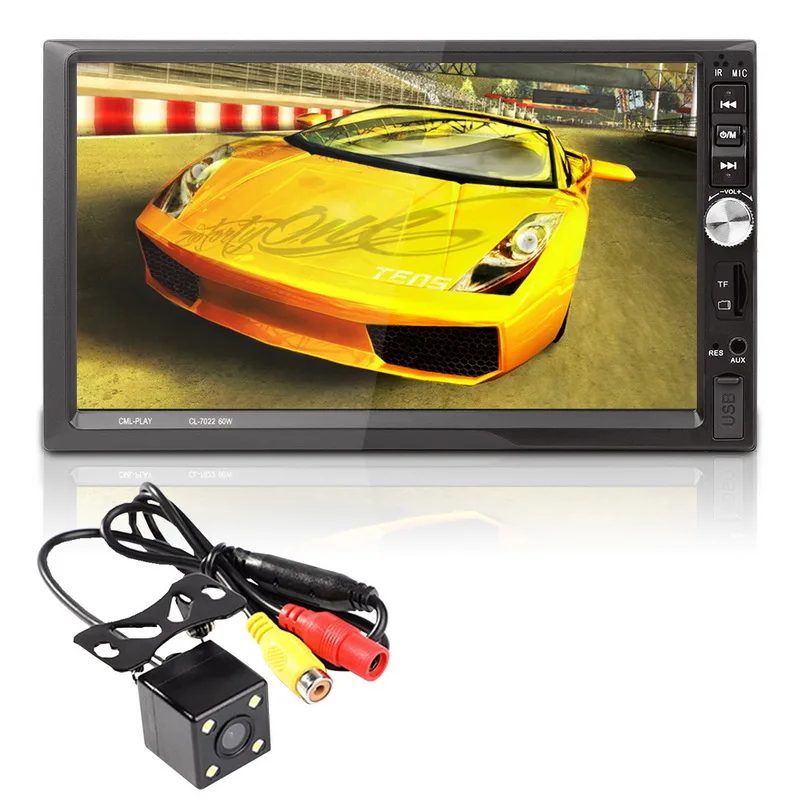 Car radio FM Radio Media Player With Backup Camera New Polar Lander 7022B Video Audio Bluetooth Touch Screen
Car radio FM Radio Media Player With Backup Camera New Polar Lander 7022B Video Audio Bluetooth Touch Screen