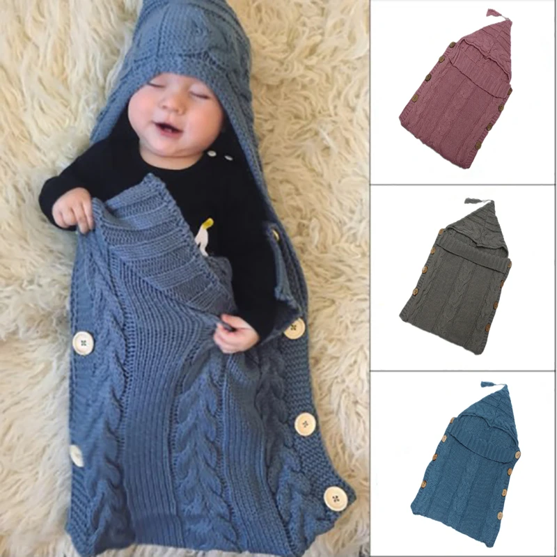 0-12M Swaddling Wrap Blanket Sleepsack Wool Knitted Sleeping Bag Newborn Baby Swaddle Stroller Wrap Soft Infant Products Blanket
0-12M Swaddling Wrap Blanket Sleepsack Wool Knitted Sleeping Bag Newborn Baby Swaddle Stroller Wrap Soft Infant Products Blanket