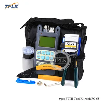 9pcs/set FTTH Tool Kit with FC-6S Fiber Cleaver and Fiber Optic Cable Laser Tester Pen and Visual Fault Locator Wire stripper
9pcs/set FTTH Tool Kit with FC-6S Fiber Cleaver and Fiber Optic Cable Laser Tester Pen and Visual Fault Locator Wire stripper