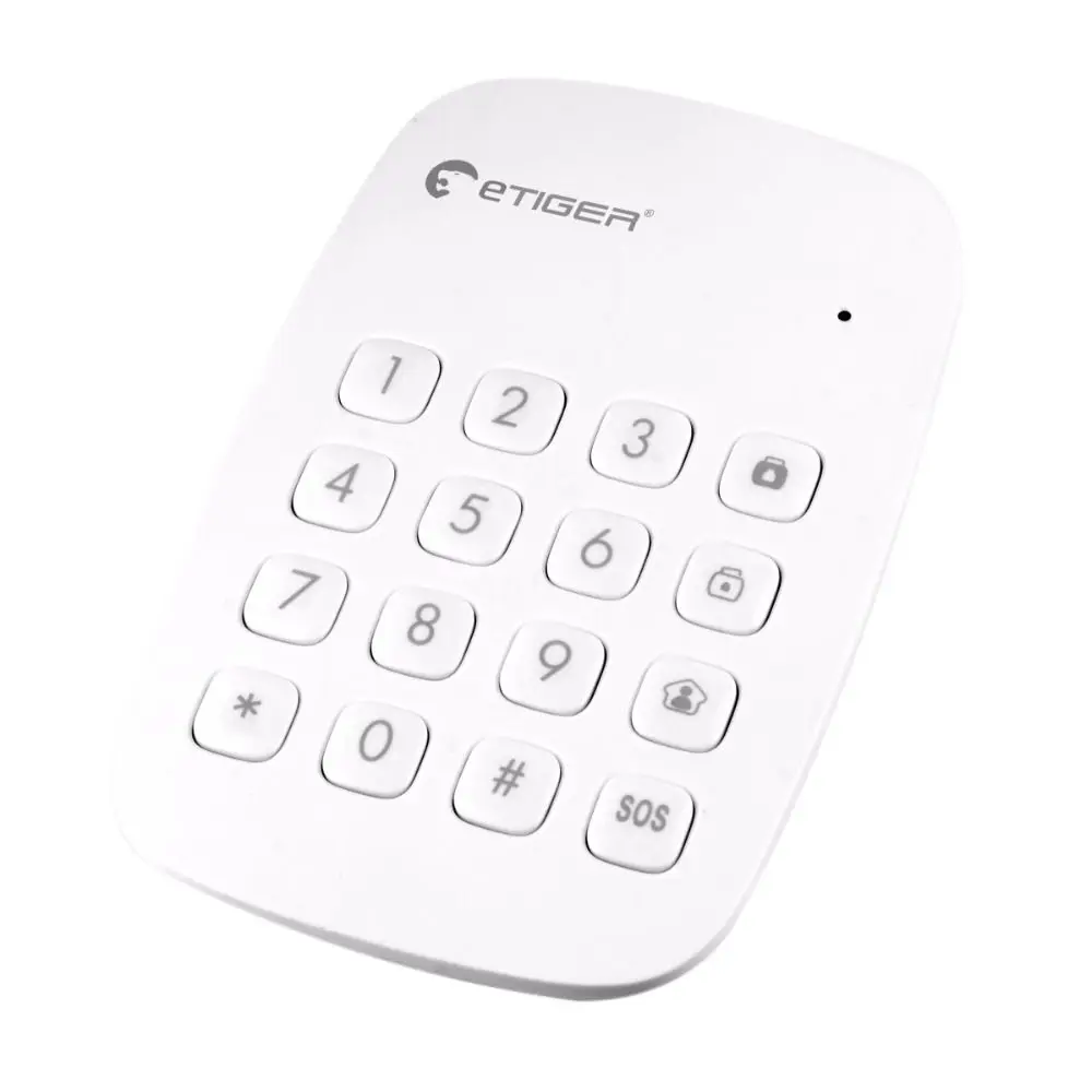 ETIGER Wireless K1A Touch-Keypad for eTIGER Home Security GSM Alarm System RFID Card Disarm Wireless Password Keypad
ETIGER Wireless K1A Touch-Keypad for eTIGER Home Security GSM Alarm System RFID Card Disarm Wireless Password Keypad