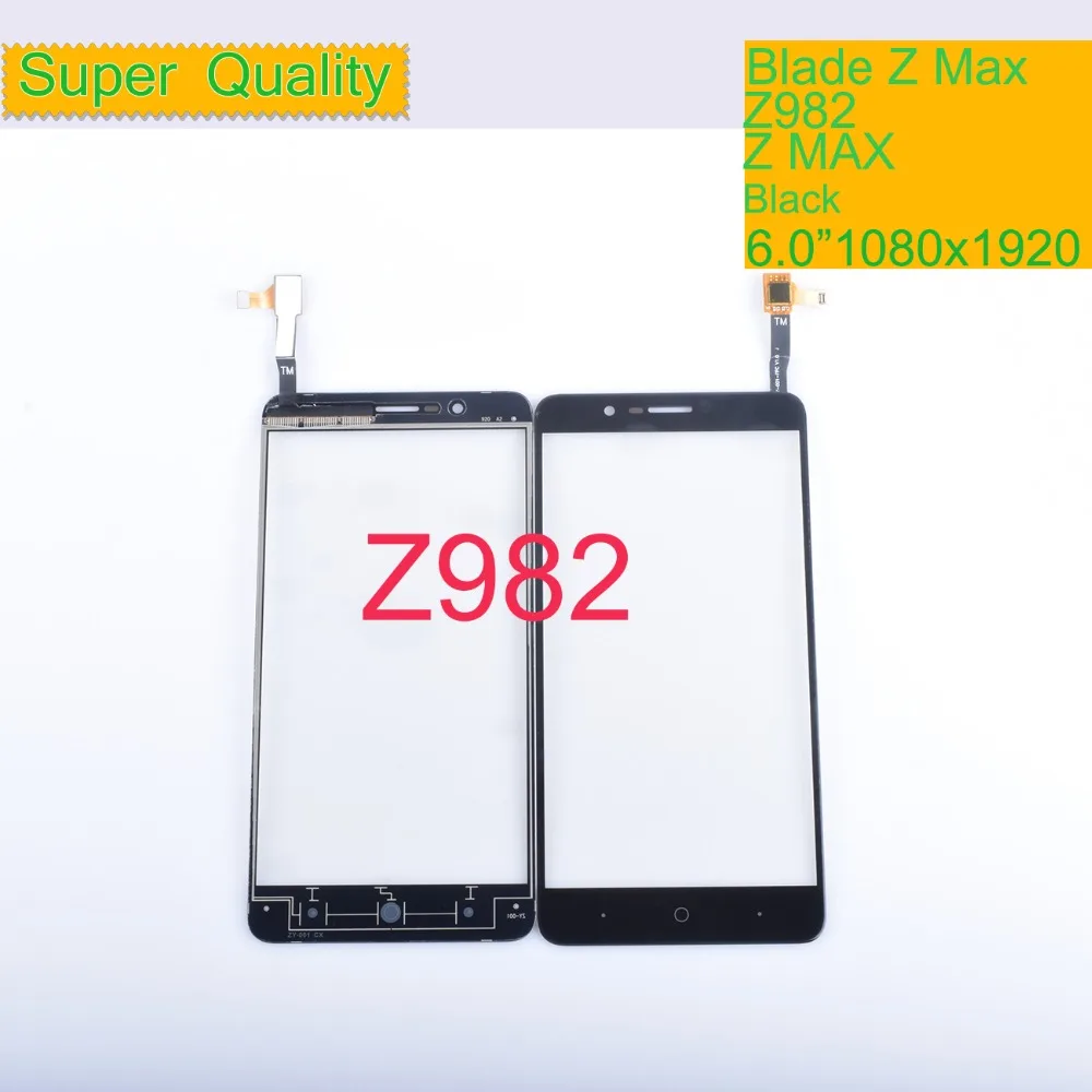10Pcs/lot Touch Screen Digitizer For ZTE Blade Z Max Z982 Touch Panel Touchscreen Lens Front Glass Sensor NO LCD Z982 Touch
10Pcs/lot Touch Screen Digitizer For ZTE Blade Z Max Z982 Touch Panel Touchscreen Lens Front Glass Sensor NO LCD Z982 Touch