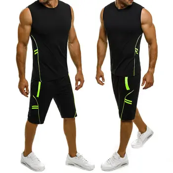 New Mens Casual Sleeveless T-Shirt Tracksuit Top & Bottoms Wear Muscle Fit Men Set
New Mens Casual Sleeveless T-Shirt Tracksuit Top & Bottoms Wear Muscle Fit Men Set