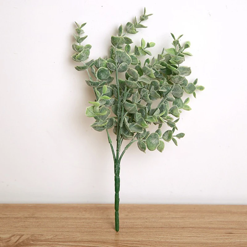 1pcs New Decor Artificial Silk Eucalyptus Bouquet Fake Flower Leaf Wedding Party Home Decor Green Purple Color
1pcs New Decor Artificial Silk Eucalyptus Bouquet Fake Flower Leaf Wedding Party Home Decor Green Purple Color