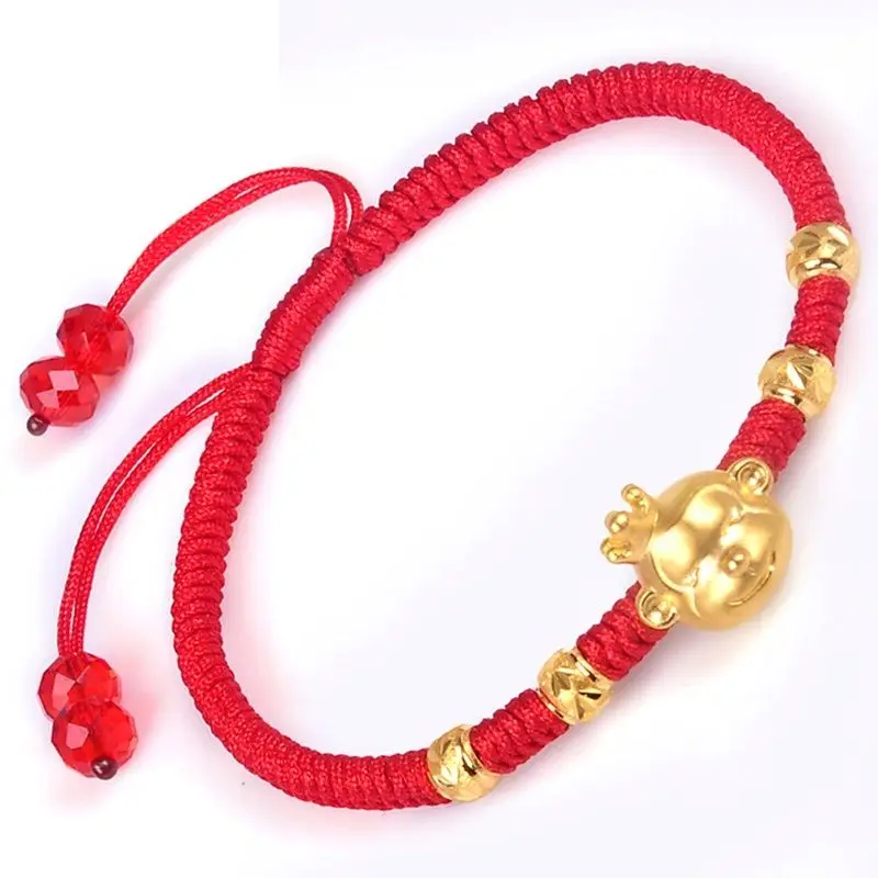 Authentic 24k Yellow Gold Monkey with Round Bead Knitted Bracelet 16.5cm Length
Authentic 24k Yellow Gold Monkey with Round Bead Knitted Bracelet 16.5cm Length