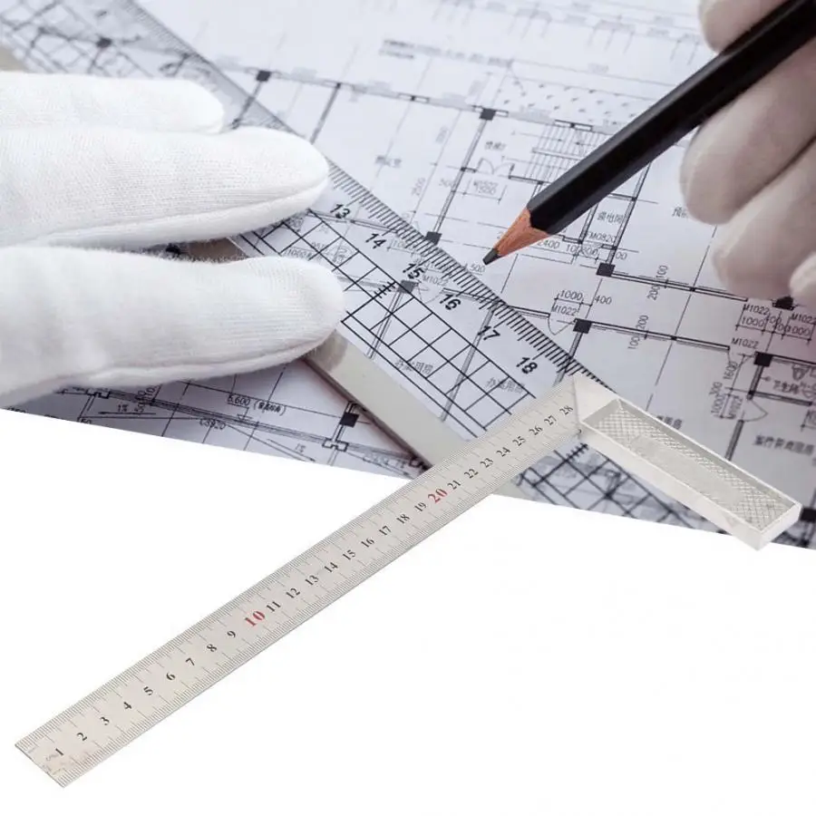 Carpenter 30cm / 11.8in Aluminum Alloy 90 Degree Straight Edge Ruler Straightedge Right Angle Ruler Ferramentas Para Marceneiro
Carpenter 30cm / 11.8in Aluminum Alloy 90 Degree Straight Edge Ruler Straightedge Right Angle Ruler Ferramentas Para Marceneiro