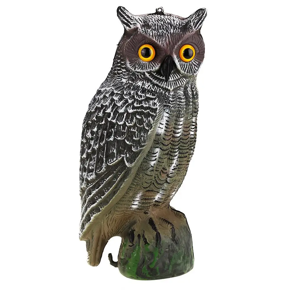 Realistic Bird Scarer Solar Powered Owl Hunting Decoy Bird Pest Control Protection Repellent Scarecrow Garden Yard Decor
Realistic Bird Scarer Solar Powered Owl Hunting Decoy Bird Pest Control Protection Repellent Scarecrow Garden Yard Decor