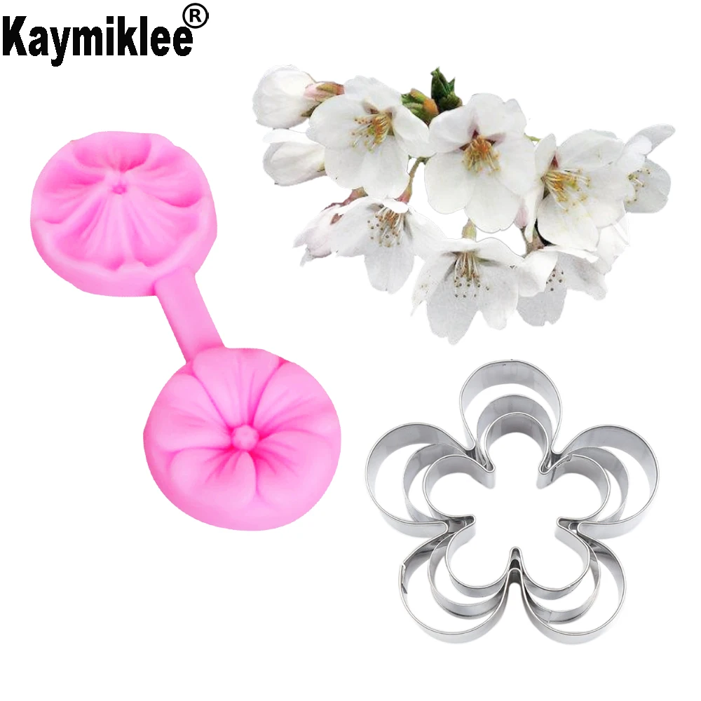 Mini Cherry Flower Veiner &Cutter Silicone Mold Fondant Molds Cake Decorating Tools For Cake,Chocolate,Candy,Sugarcraft CS290
Mini Cherry Flower Veiner &Cutter Silicone Mold Fondant Molds Cake Decorating Tools For Cake,Chocolate,Candy,Sugarcraft CS290