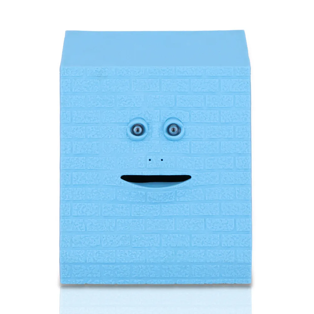 Brick Face Bank Automatic Money Saving Box Safe Eating Coin Piggy Bank Eats Coin Storage Box Birthday Gift For Kids 9.6*9.8*9.8
Brick Face Bank Automatic Money Saving Box Safe Eating Coin Piggy Bank Eats Coin Storage Box Birthday Gift For Kids 9.6*9.8*9.8