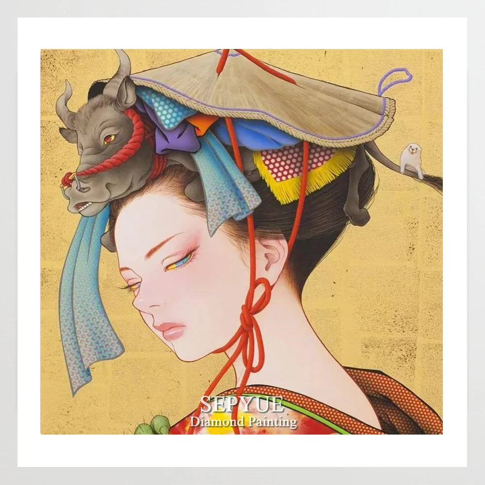 SepYue 5d Diy Diamond Painting Full Drill Square Diamond Painting Kits Paint with Diamonds Japanese Woman
SepYue 5d Diy Diamond Painting Full Drill Square Diamond Painting Kits Paint with Diamonds Japanese Woman