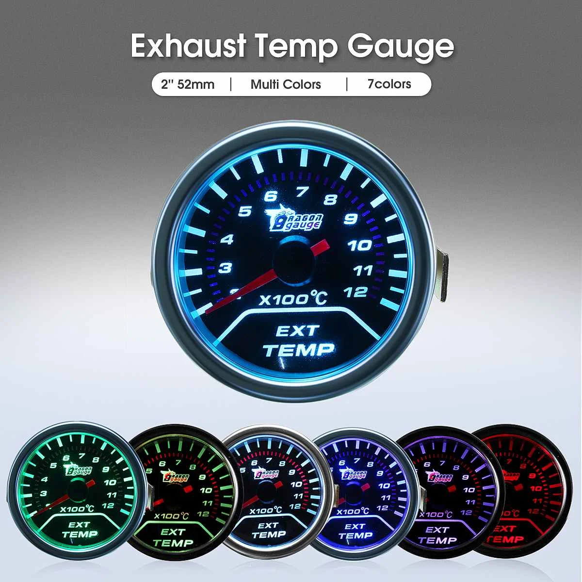 2 inch 52mm 12V Universal Vehicle Car Exhaust Gas Temp Temperature Gauge EGT O2 Sensor
2 inch 52mm 12V Universal Vehicle Car Exhaust Gas Temp Temperature Gauge EGT O2 Sensor