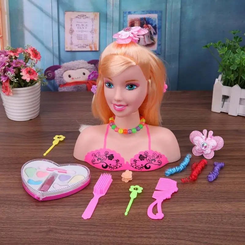 Half Body Makeup Hairstyle Doll Mannequin Head Pretend Play Montessori Educational Toys For Children Girls Development Gift
Half Body Makeup Hairstyle Doll Mannequin Head Pretend Play Montessori Educational Toys For Children Girls Development Gift