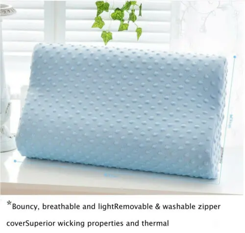 Practical Anti Bacterial Memory Foam Pillow Solid Color Rectangle Orthopedic Firm Head Neck Back Support Fashionable
Practical Anti Bacterial Memory Foam Pillow Solid Color Rectangle Orthopedic Firm Head Neck Back Support Fashionable