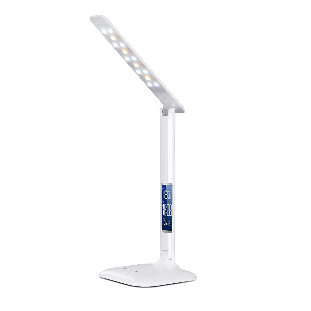 Led Table Lamp With Lcd Screen Desk Lamp Portable Reading Light With Calendar Clock Flexible Modern Office Dimmable
Led Table Lamp With Lcd Screen Desk Lamp Portable Reading Light With Calendar Clock Flexible Modern Office Dimmable