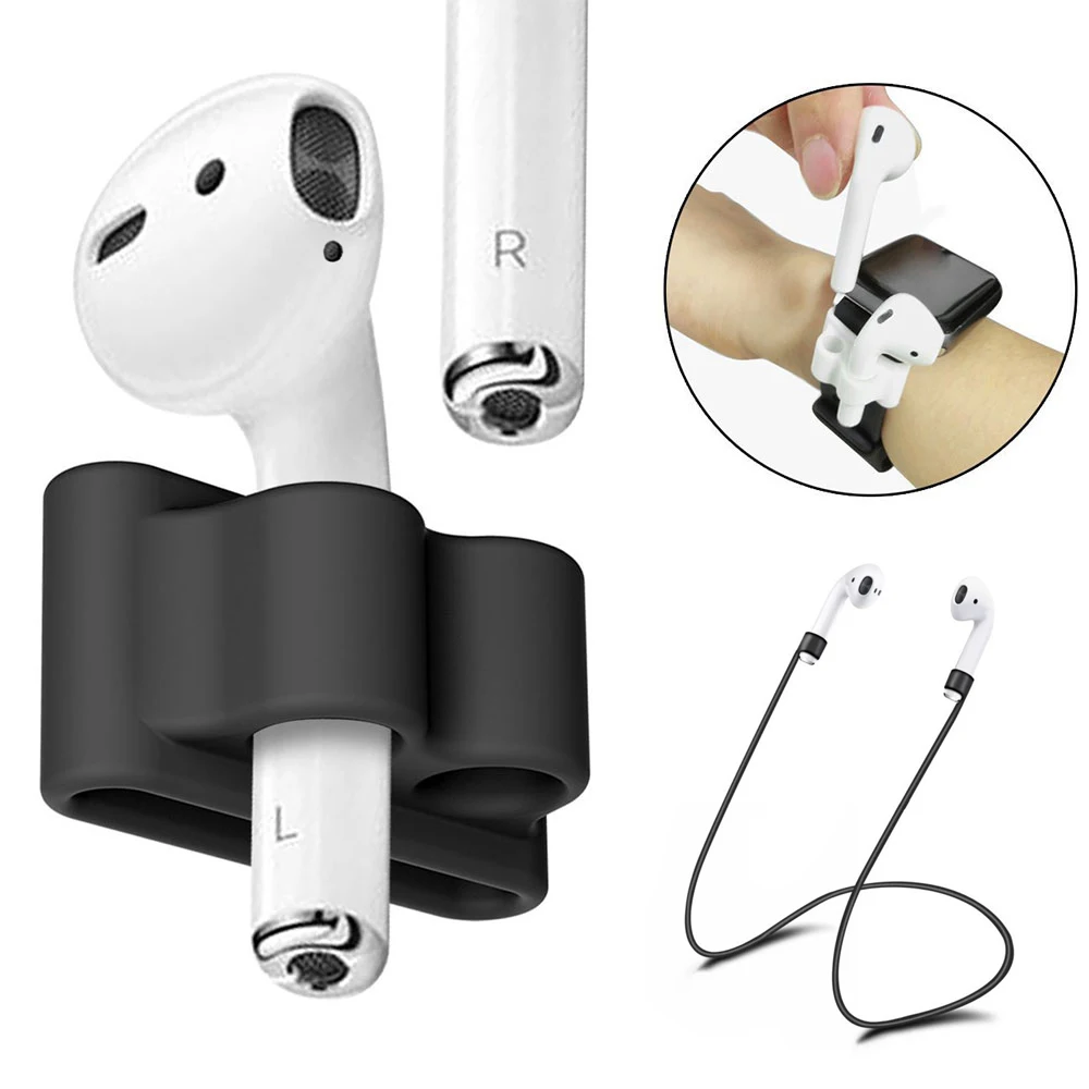 Anti-lost Silicone Holder Case for Apple AirPods Air Pods Wireless Earphone Accessories Portable Cover Stand Rope Strap Case
Anti-lost Silicone Holder Case for Apple AirPods Air Pods Wireless Earphone Accessories Portable Cover Stand Rope Strap Case