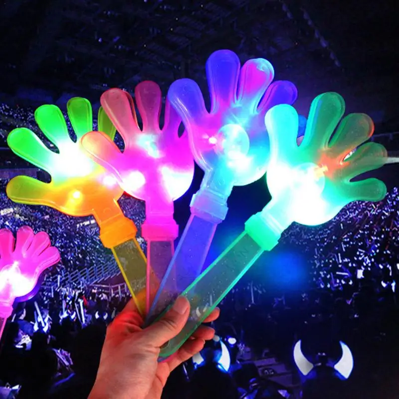 LED Light Hand Clap Luminous Hands Palms Fluorescent Clap Flash Clap Light Up Toys Applause Props Support Wholesale
LED Light Hand Clap Luminous Hands Palms Fluorescent Clap Flash Clap Light Up Toys Applause Props Support Wholesale