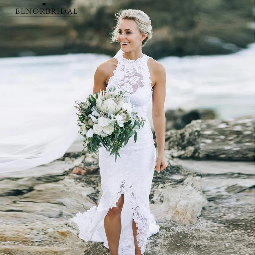 Sexy Beach Mermaid Lace Wedding Dresses 2019 Vestidos De Novia Custom Made Bridal Gowns Split Cheap Dress For Weddings
Sexy Beach Mermaid Lace Wedding Dresses 2019 Vestidos De Novia Custom Made Bridal Gowns Split Cheap Dress For Weddings