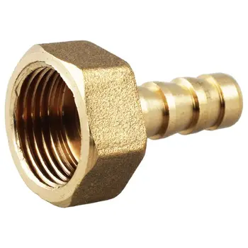 8mm Hose Brass Straight Barb Barbed Connector 3/8" PT Female Thread
8mm Hose Brass Straight Barb Barbed Connector 3/8" PT Female Thread