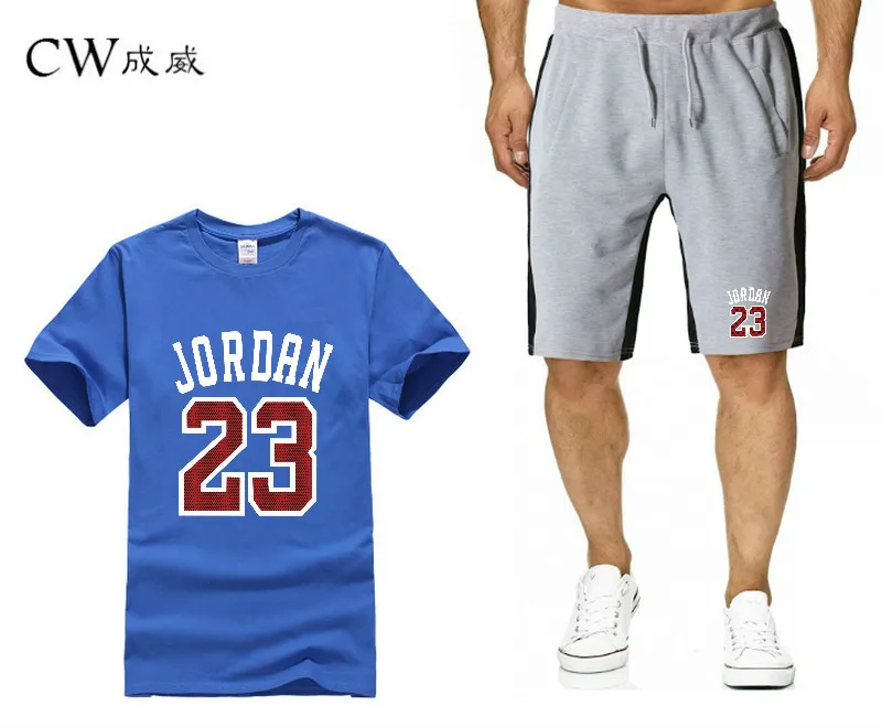 T-shirt+shorts Men's Sets 2019 New Summer JORDAN 23 Print Men Brand Clothing Two piece suit Men Sportswear Tracksuit shorts Sets
T-shirt+shorts Men's Sets 2019 New Summer JORDAN 23 Print Men Brand Clothing Two piece suit Men Sportswear Tracksuit shorts Sets