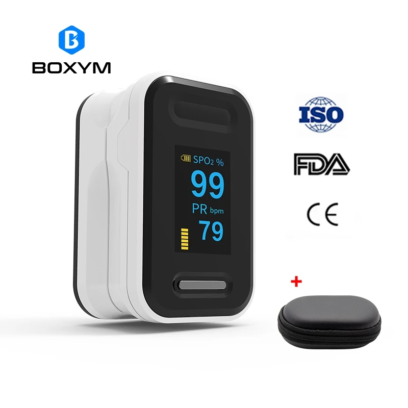 BOXYM Medical Pulse Oximeter Digital OLED display blood oxygen Heart Rate Monitor Saturometro Monitor Oximetro De Dedo CE/FDA
BOXYM Medical Pulse Oximeter Digital OLED display blood oxygen Heart Rate Monitor Saturometro Monitor Oximetro De Dedo CE/FDA