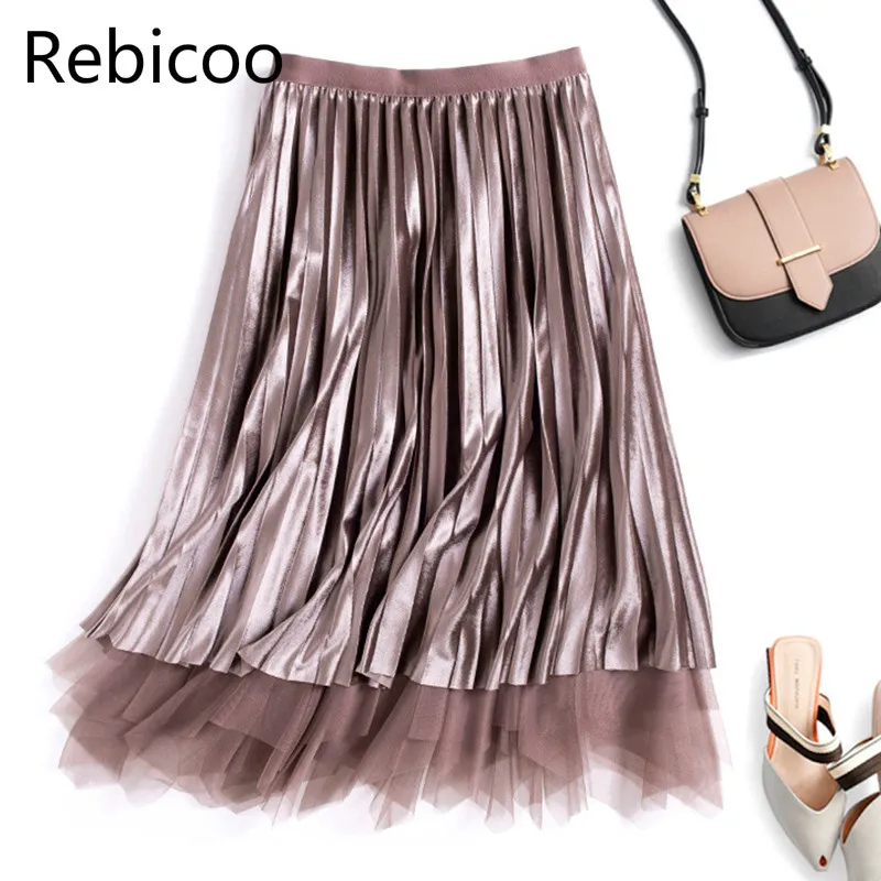 Reversible Velvet Tulle Long Skirts Women Autumn Winter High Waist Pleated Skirt Female Elegant Long Skirt double side wear
Reversible Velvet Tulle Long Skirts Women Autumn Winter High Waist Pleated Skirt Female Elegant Long Skirt double side wear