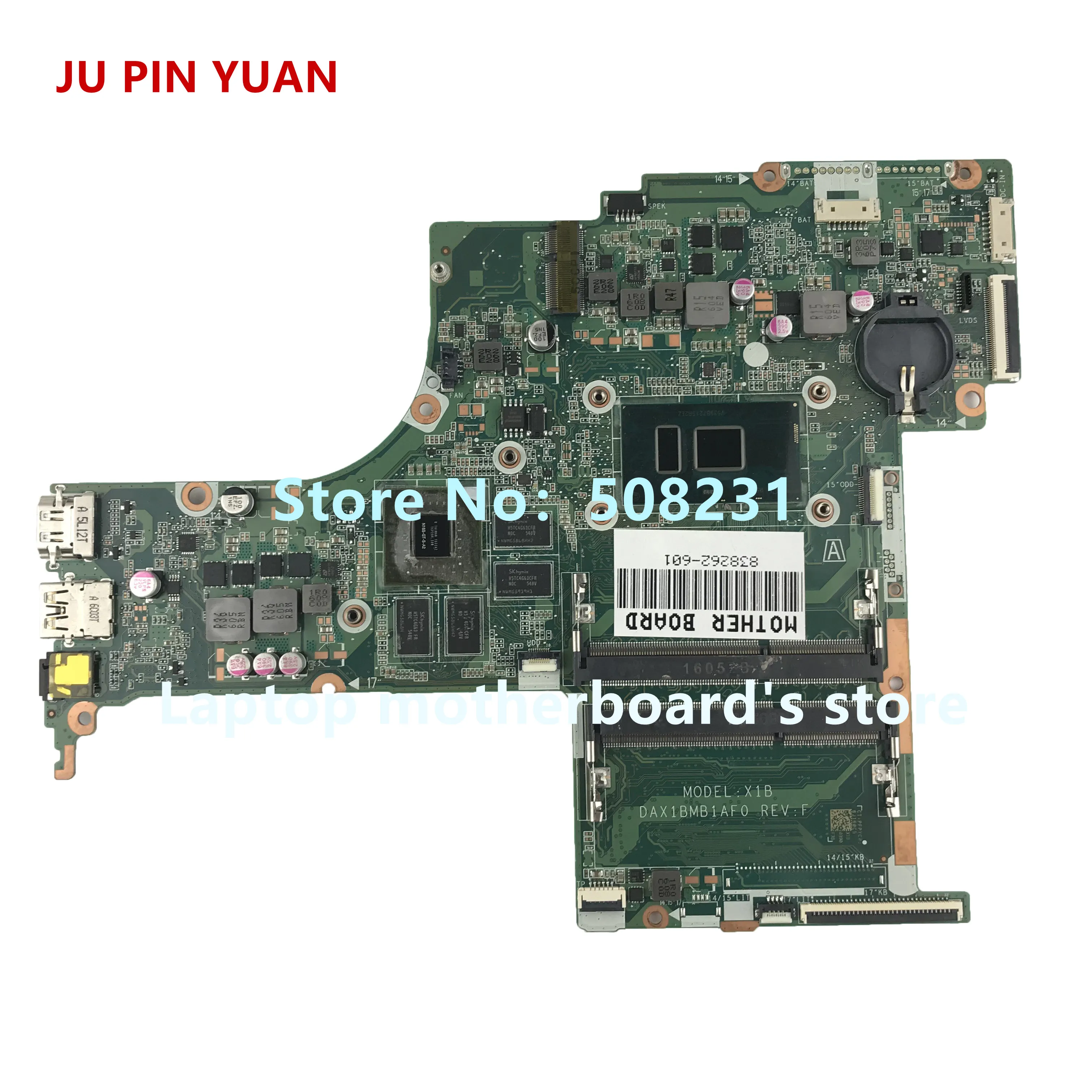 838262-601 838262-001 DAX1BMB1AF0 for HP Pavilion 17-G 17T-G 17-S 17-S013CA Laptop Motherboard 940M 4GB i7-6500U
838262-601 838262-001 DAX1BMB1AF0 for HP Pavilion 17-G 17T-G 17-S 17-S013CA Laptop Motherboard 940M 4GB i7-6500U