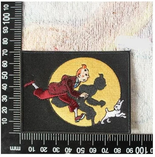 The Adventures of Tintin iron On Patch animal cartoon movie TV Embroidered cute kid's Applique accessory wholesale
The Adventures of Tintin iron On Patch animal cartoon movie TV Embroidered cute kid's Applique accessory wholesale