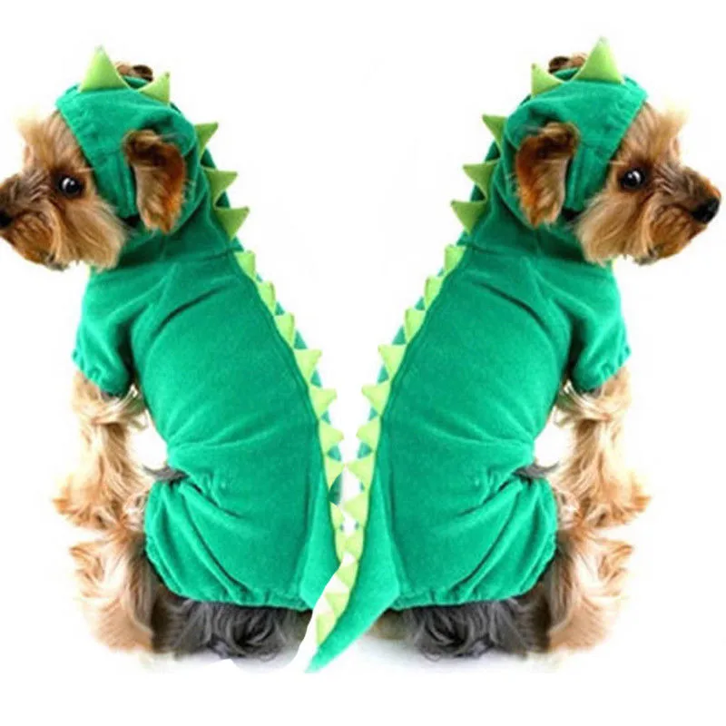 Cute Pet Dog Dinosaur Soft Costume Coat New Winter Warm Fashion Puppy Green 3D Dinosaur Dragon Clothes Outfit Dogs Apparel XS-XL
Cute Pet Dog Dinosaur Soft Costume Coat New Winter Warm Fashion Puppy Green 3D Dinosaur Dragon Clothes Outfit Dogs Apparel XS-XL