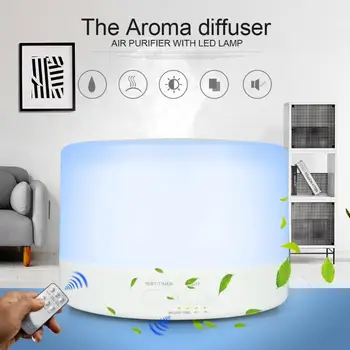 500ml Ultrasonic Air Humidifier Remote Control Electric Aromatherapy Aroma Humidifier Essential Oil Diffuser With 7 Color Lights
500ml Ultrasonic Air Humidifier Remote Control Electric Aromatherapy Aroma Humidifier Essential Oil Diffuser With 7 Color Lights
