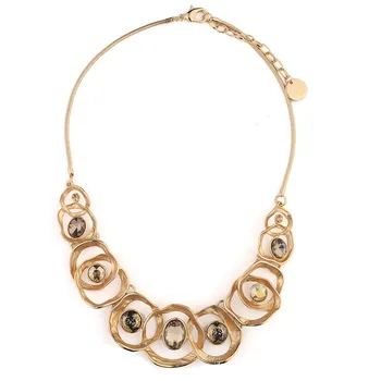 Undulation Irregular Circle Chunky Necklace Crystal Pierced Winter Sweater Chain Necklaces For Women Punk Accessories
Undulation Irregular Circle Chunky Necklace Crystal Pierced Winter Sweater Chain Necklaces For Women Punk Accessories