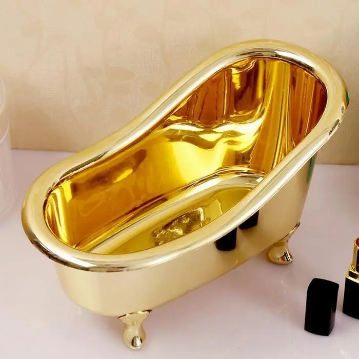 Soap storage box Gold bathroom accessories Mini bathtub Storage Box Toothpaste toothbrush storage box Soap storage box
Soap storage box Gold bathroom accessories Mini bathtub Storage Box Toothpaste toothbrush storage box Soap storage box