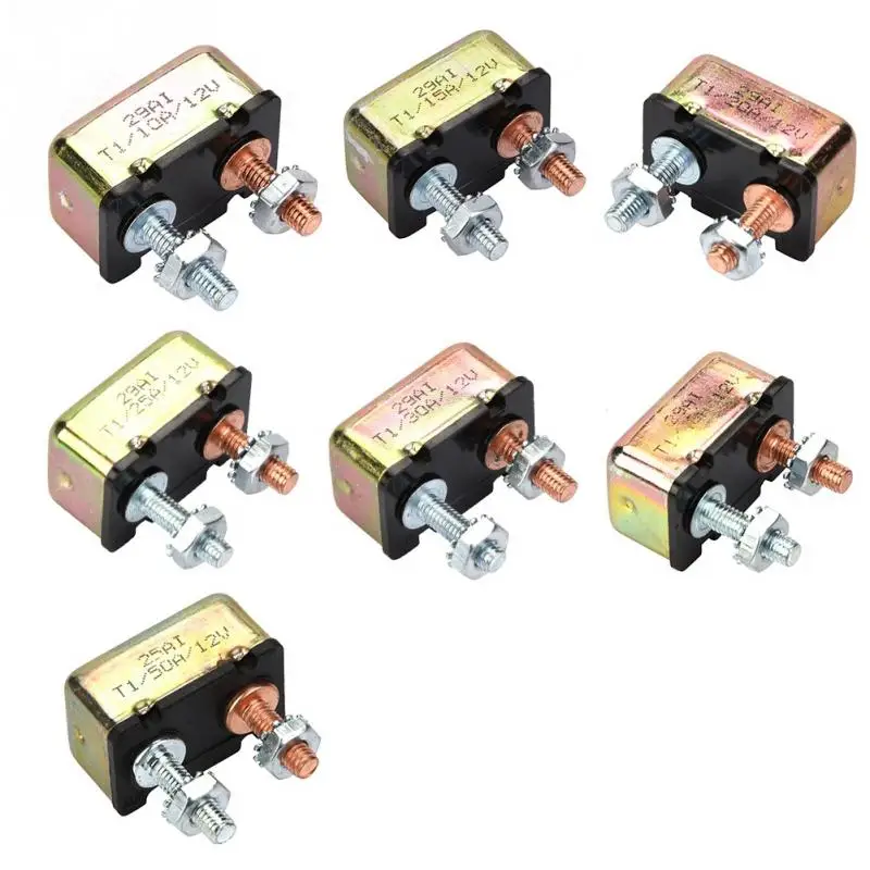Auto Marine 12/24V Universal Automatic Fuse Reset Circuit Breaker with Metal Cover car accessories fuse car New arrives
Auto Marine 12/24V Universal Automatic Fuse Reset Circuit Breaker with Metal Cover car accessories fuse car New arrives