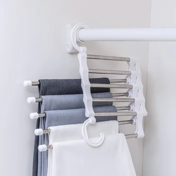 BAKINGCHEF Multifunction Pants Hanger Women Men Trousers Towel Foldable Rack Wardrobe Travel Space Saving Organizer Accessories
BAKINGCHEF Multifunction Pants Hanger Women Men Trousers Towel Foldable Rack Wardrobe Travel Space Saving Organizer Accessories