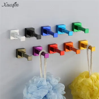 1Pcs Variety Colors Wall Mounted Clothes Hanger Space Aluminum Coat Hooks Kitchen Bathroom Single Hook Towel Racks
1Pcs Variety Colors Wall Mounted Clothes Hanger Space Aluminum Coat Hooks Kitchen Bathroom Single Hook Towel Racks