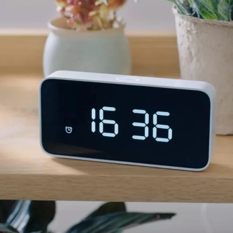 xiaoai Smart Voice Alarm Clock Broadcast ABS Dersktop Table Clocks Time Calibration work with mi home app digital clocks
xiaoai Smart Voice Alarm Clock Broadcast ABS Dersktop Table Clocks Time Calibration work with mi home app digital clocks